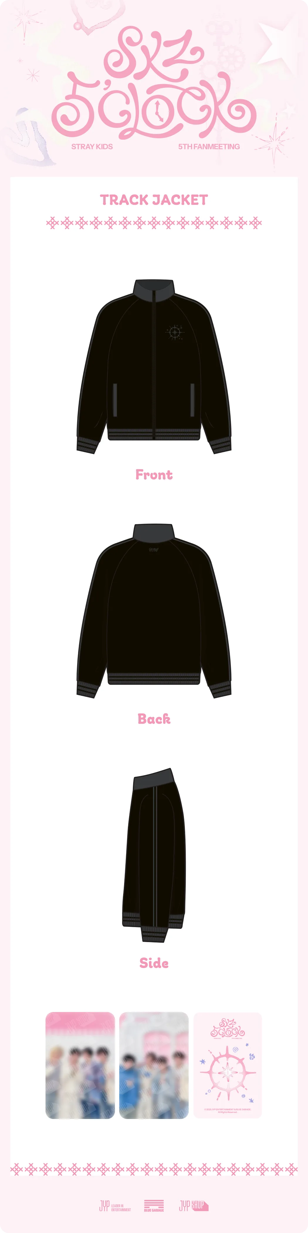 [PRE-ORDER] Stray Kids [5th Fanmeeting SKZ 5'CLOCK] Track Jacket