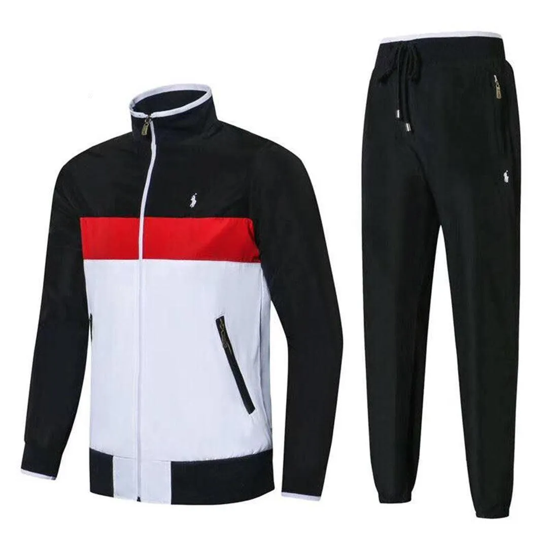 PRL Fashionable Small Pony Track Suit- Black and Red