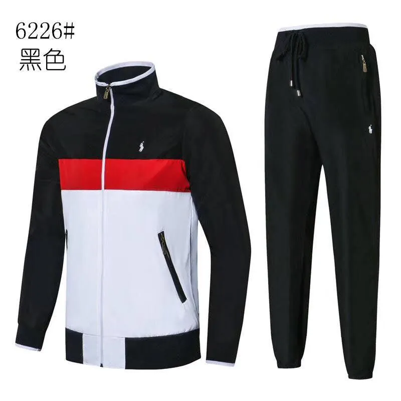 PRL Fashionable Small Pony Track Suit- Black and Red