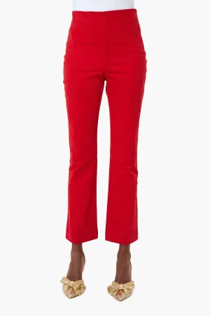 Red Corduroy Ashford Pants