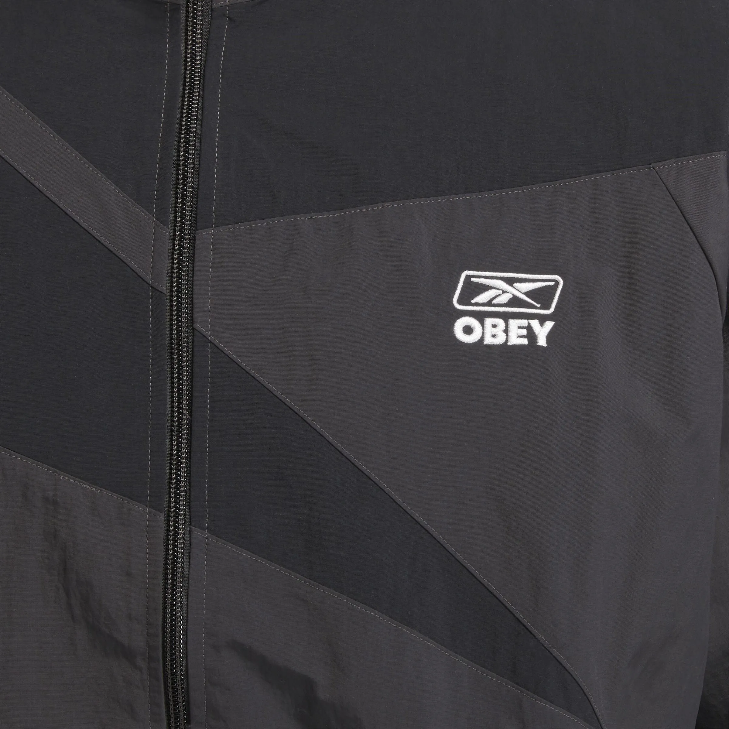 Reebok X Obey Track Jacket Washed Black