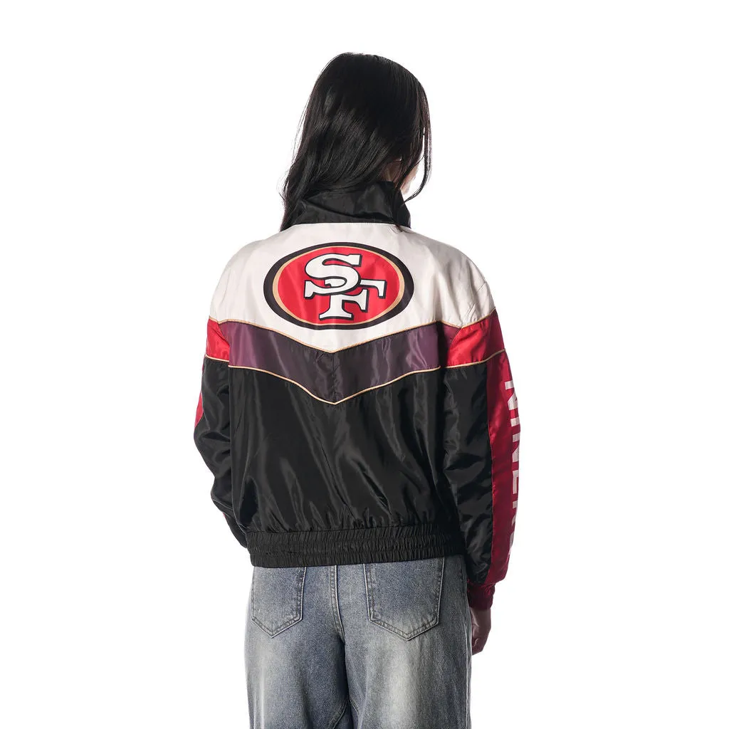 San Francisco 49ers Women's Track Jacket - Black