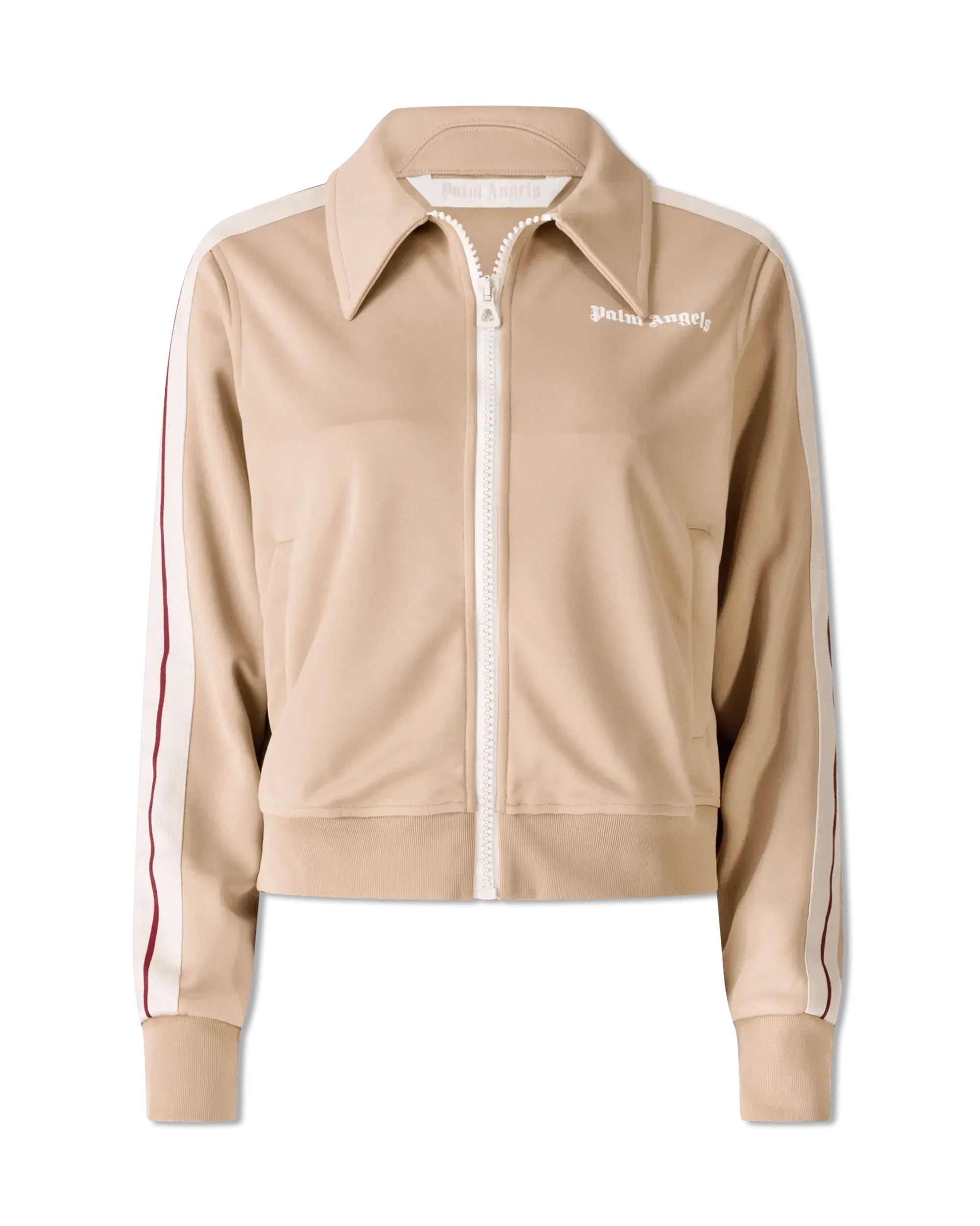 Side Striped Collared Track Jacket