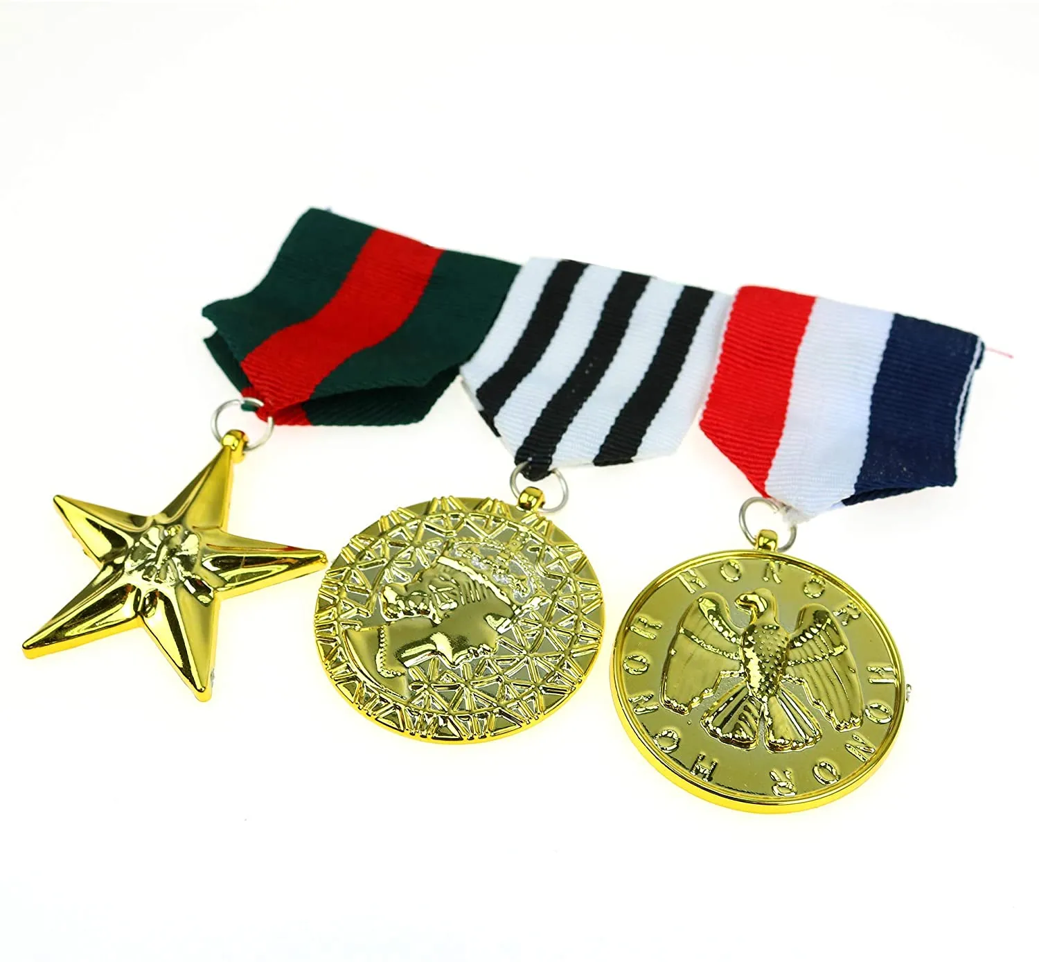 Skeleteen Costume Military Officer Medals - US Army Medal For Soldier Coat Jacket Costume Uniform