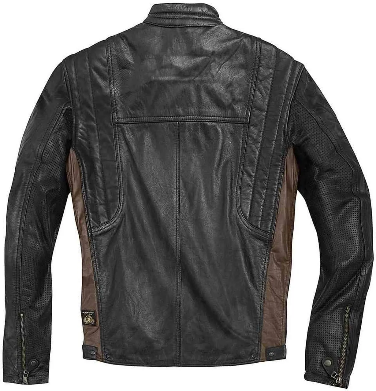 Smart And Stylish Motorcycle Leather Jacket For Men In Brown