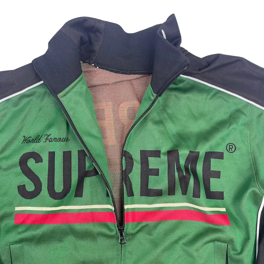 SUPREME GREEN TRACK JACKET