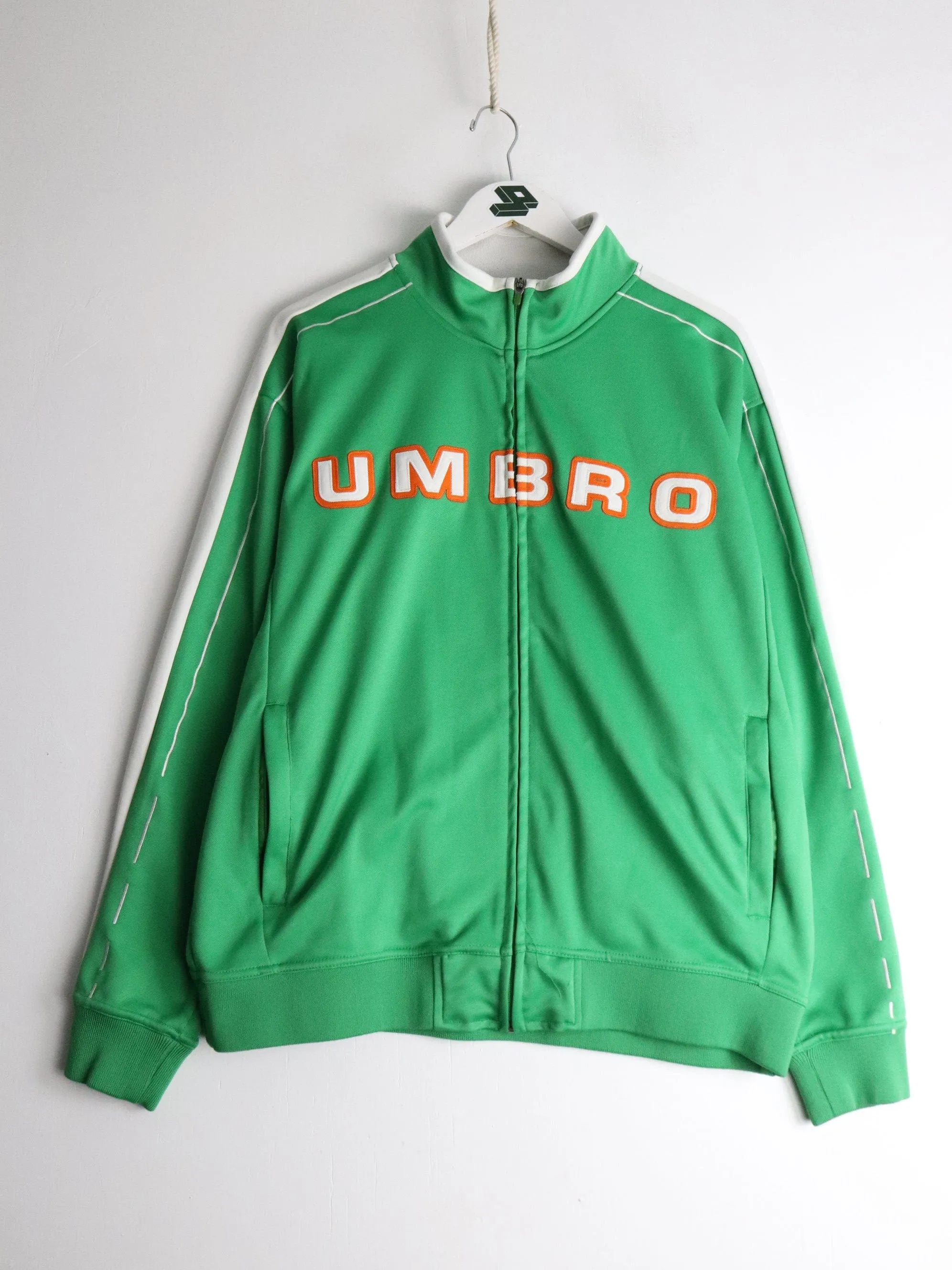 Umbro Track Jacket Mens Large Green