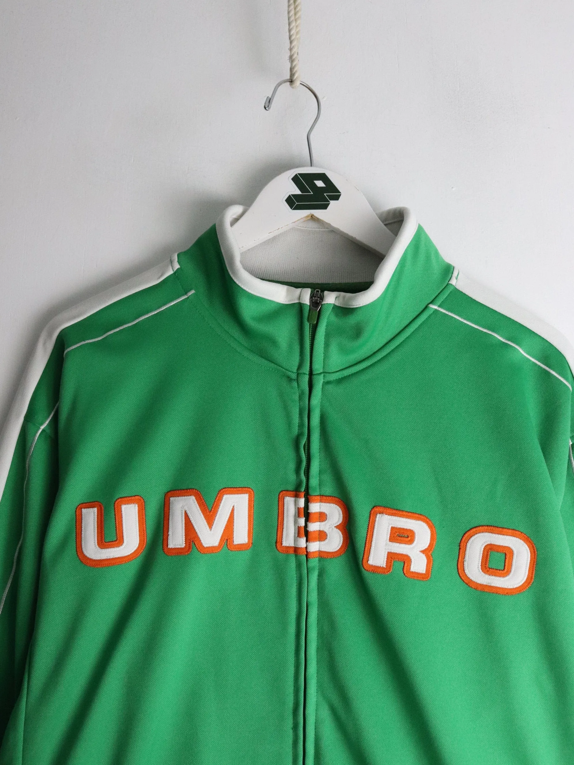 Umbro Track Jacket Mens Large Green