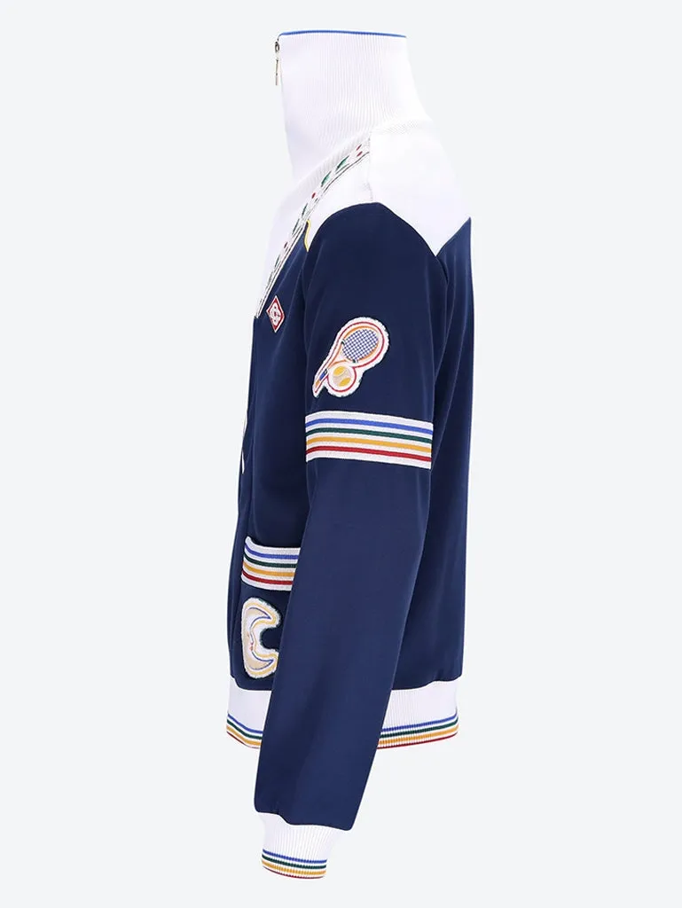 Varsity track jacket