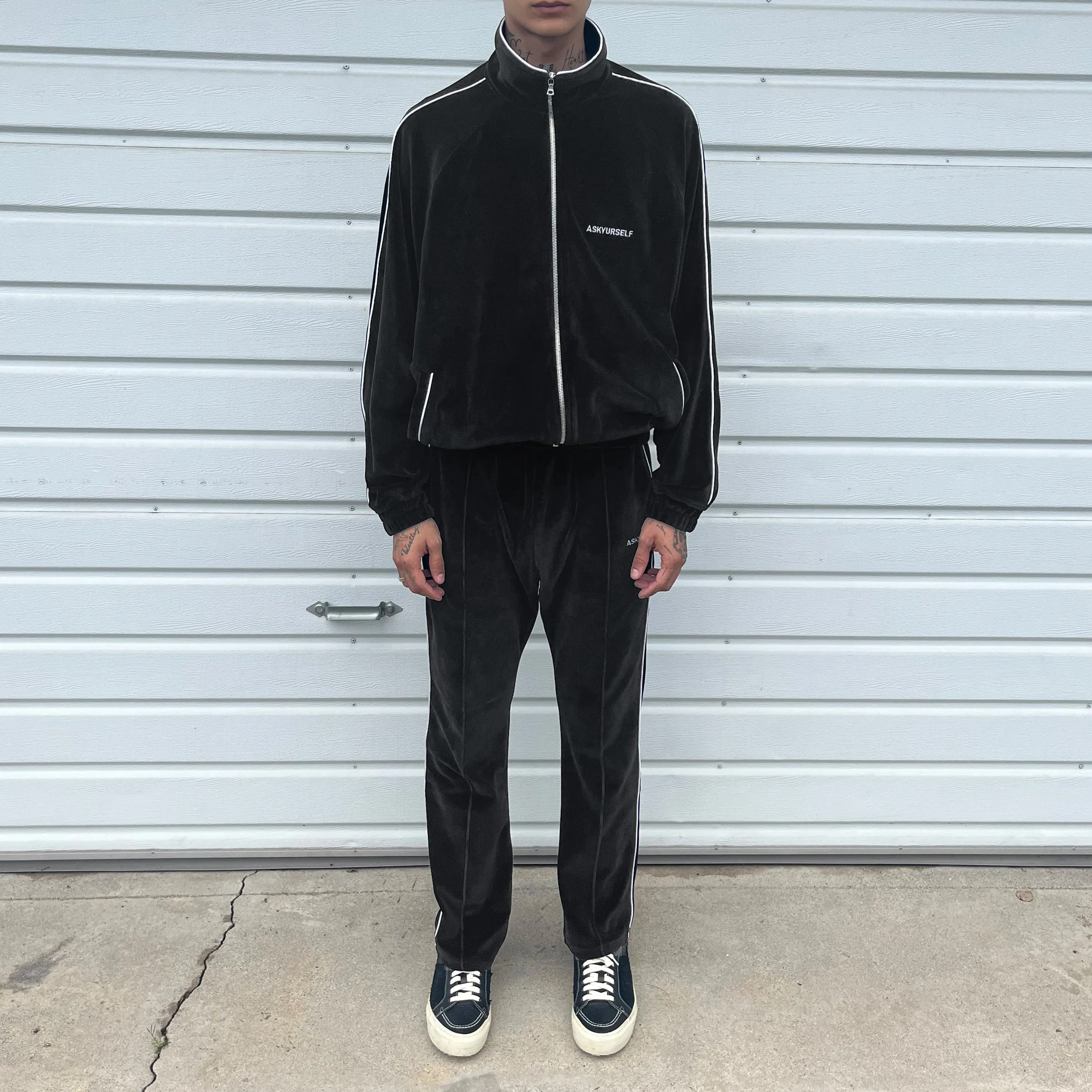 VELOUR TRACK JACKET