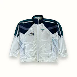 Vintage 90s Diadora Davis cup anniversary track jacket (L)