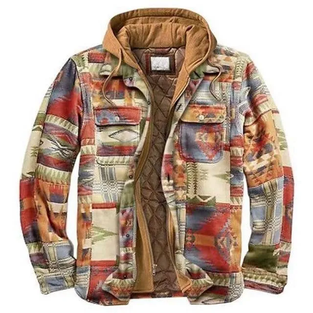 Vintage Casual Loose Patchwork Windbreaker