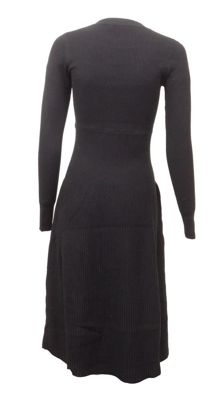 Wear & Flair Ribbed Sweater Dress