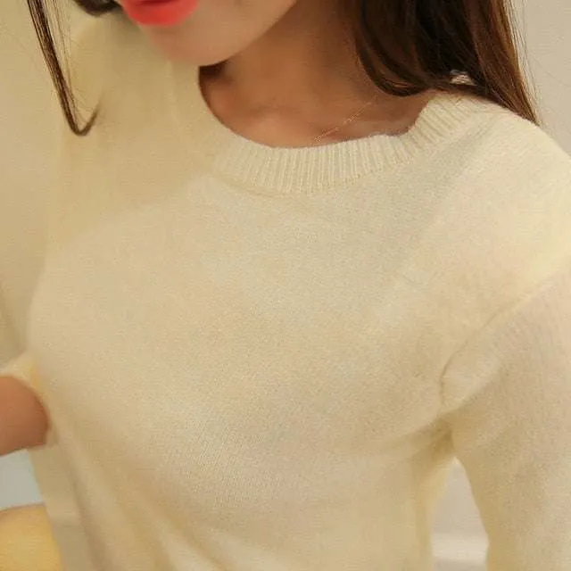 Women's Peonfly Autumn Winter Sweater Knitted Jersey Jumper